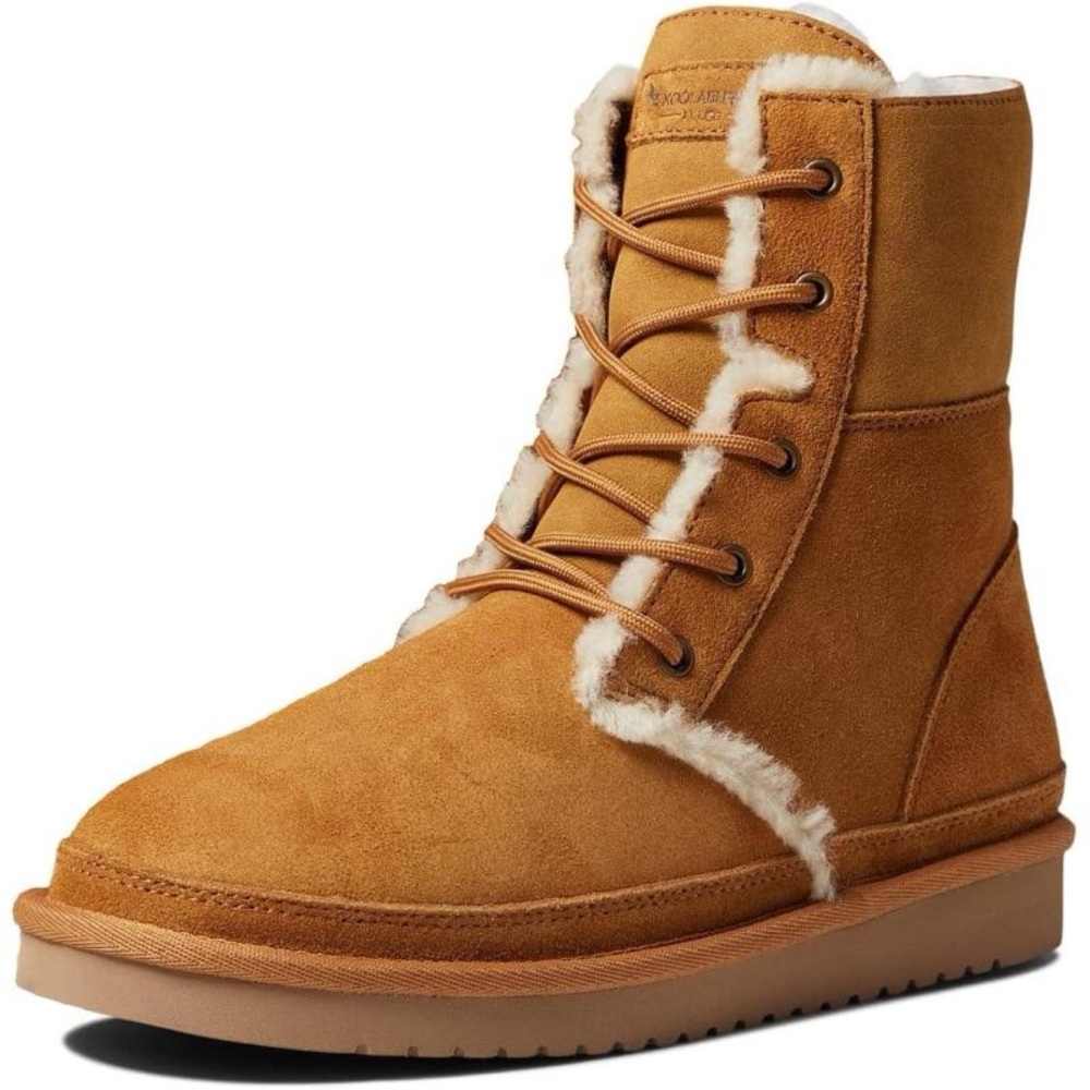 Koolaburra Chestnut Shearling Winter Boots